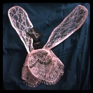 Lace bunny ear headband